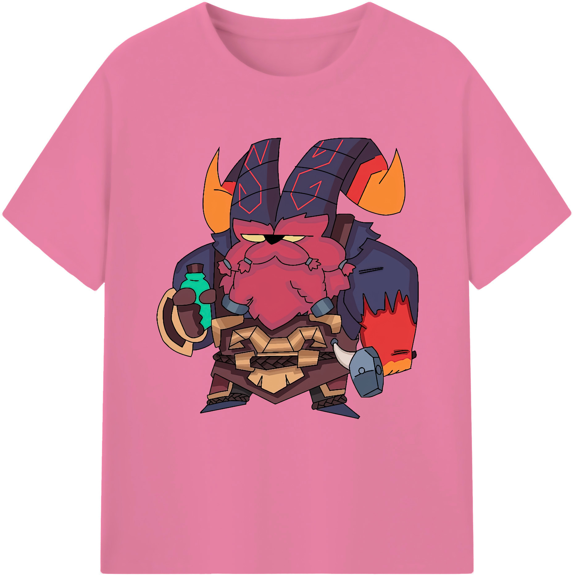 リーグ・オブ・レジェンド League of Legends LOL 綿100％半袖Tシャツ（フロントプリント）